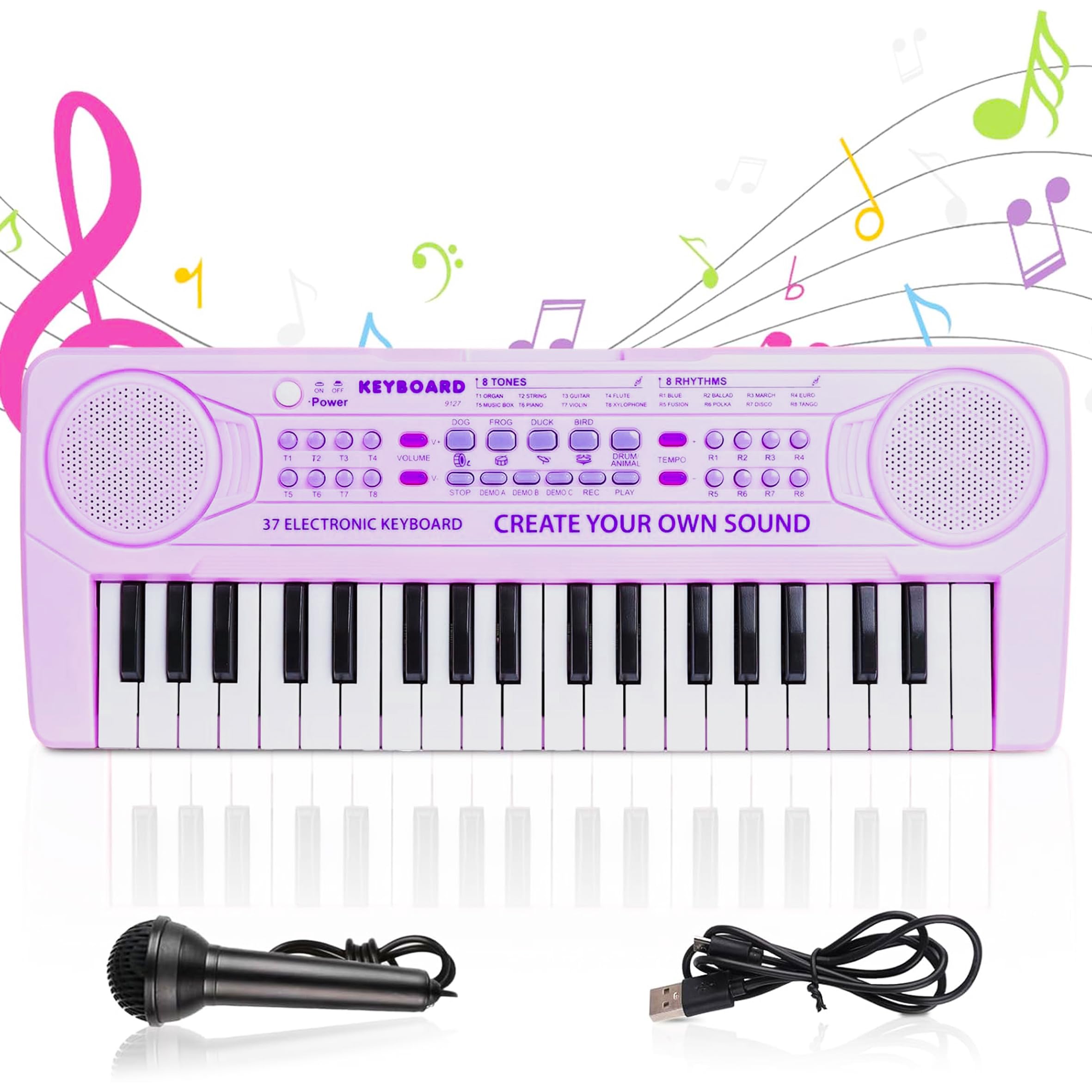 PARTEET Kids Keyboard Piano with 37 Keys for Kids, Musical Instrument Gift Toys for Over 3 Year Old Children, Piano Keyboard - Single Piece Random Color (Multicolur) (B0CKL2WCKY) Amazon Price History, Amazon Price Tracker