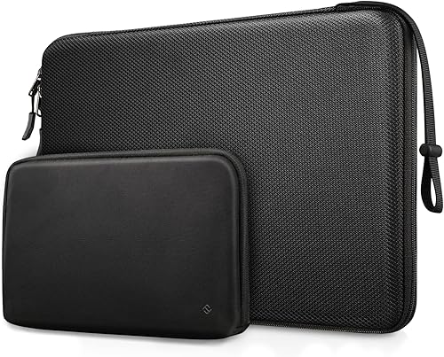 Miniatura 9 de FINPAC Funda rígida para laptop con funda para accesorios compatible con MacBook Air M4 M3 M2 2025 2024, MacBook Pro M4/M3/M2/M1 Pro/Max de 16.2