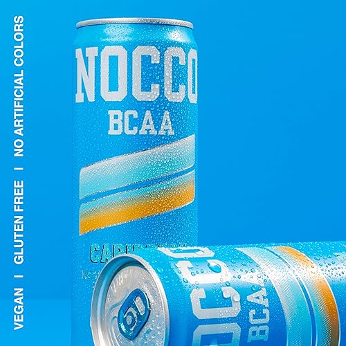 Miniatura 5 de Nocco Bcaa - Bebida carbonatada, sin azúcar y baja en calorías, sin carbohidratos, vitamina y cafeína, saborizada