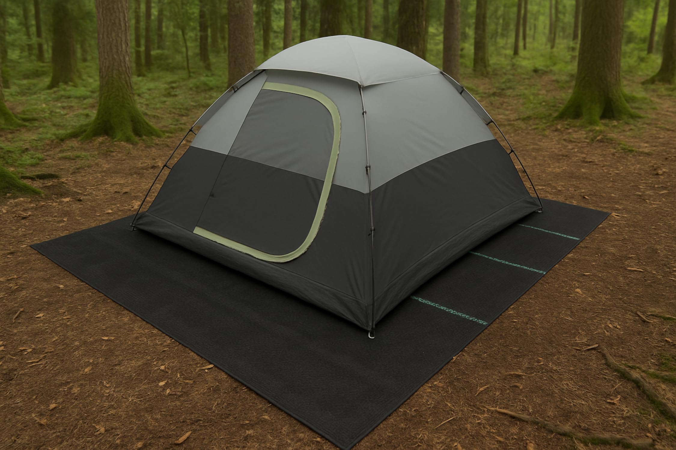 Bodenplane Eco 2,5 bis 7 M Zeltplane Atumngsaktiv Schutzplan Camping, Wohnmobil
