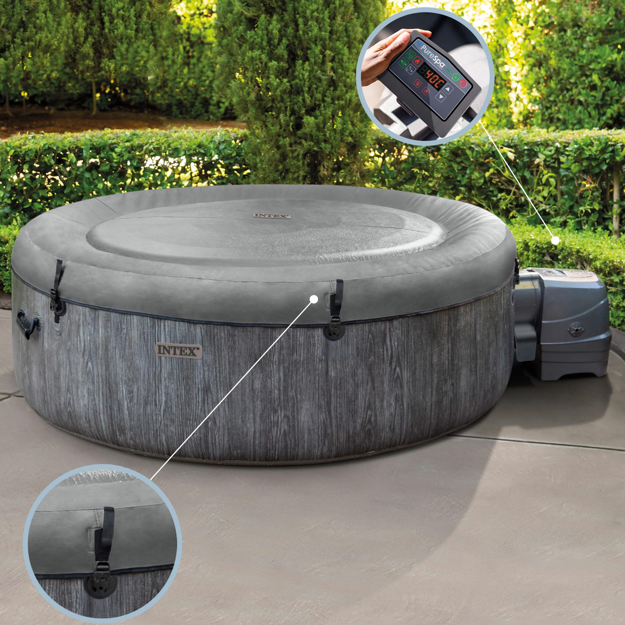 Intex - 28440NP - Pure Spa Baltik 4 Places