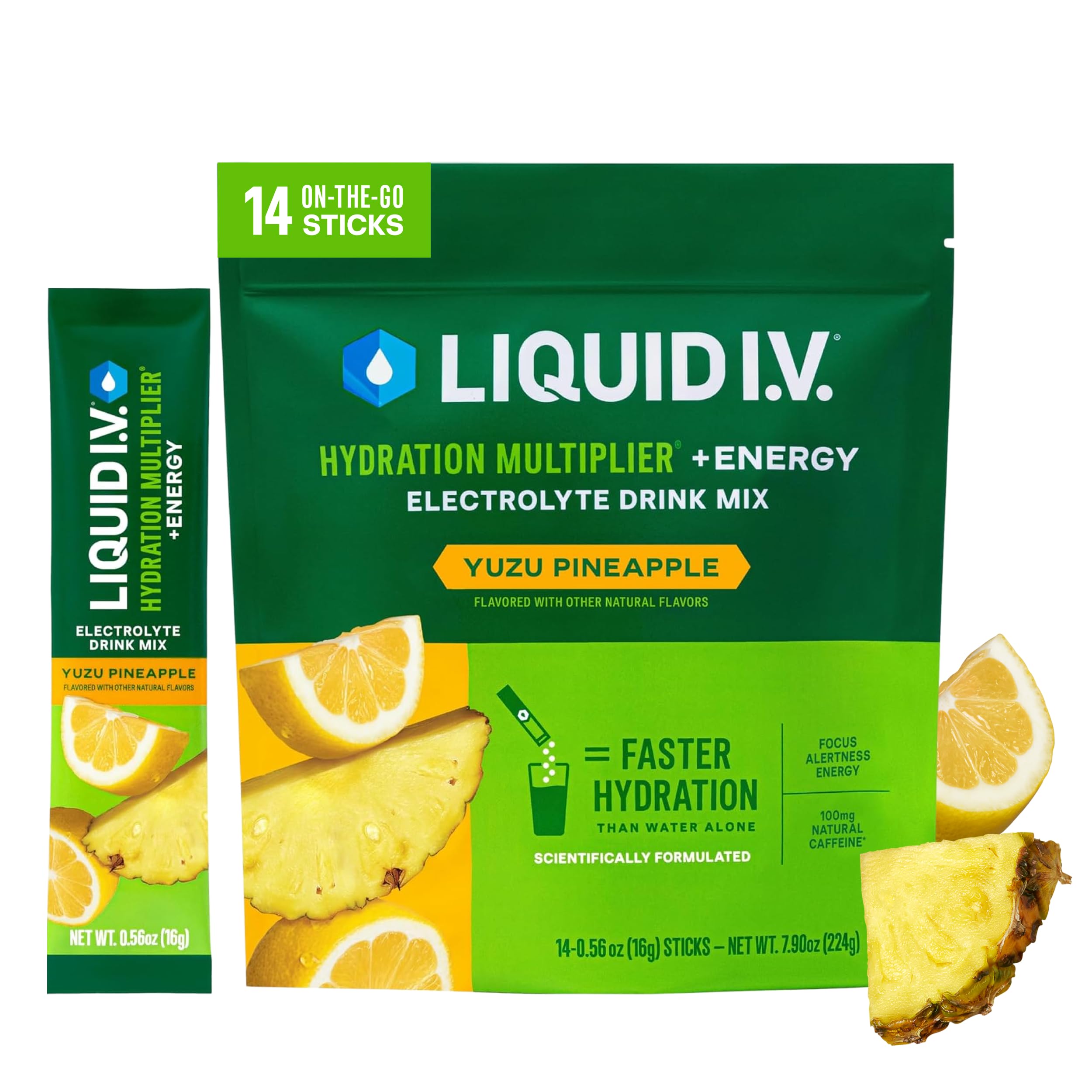 Liquid I.V. Hydration + Energy Electrolytes, BlackBerry Peach, 14 Count — Amazon image 10