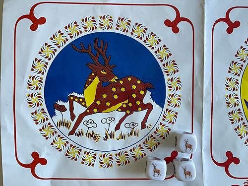 Miniatura 4 de Dados de cangrejo de camarón de pescado molido -BAU Cua Ca Cop Vietnamase Game- BAU Ca Tom Cua- Klah Klok