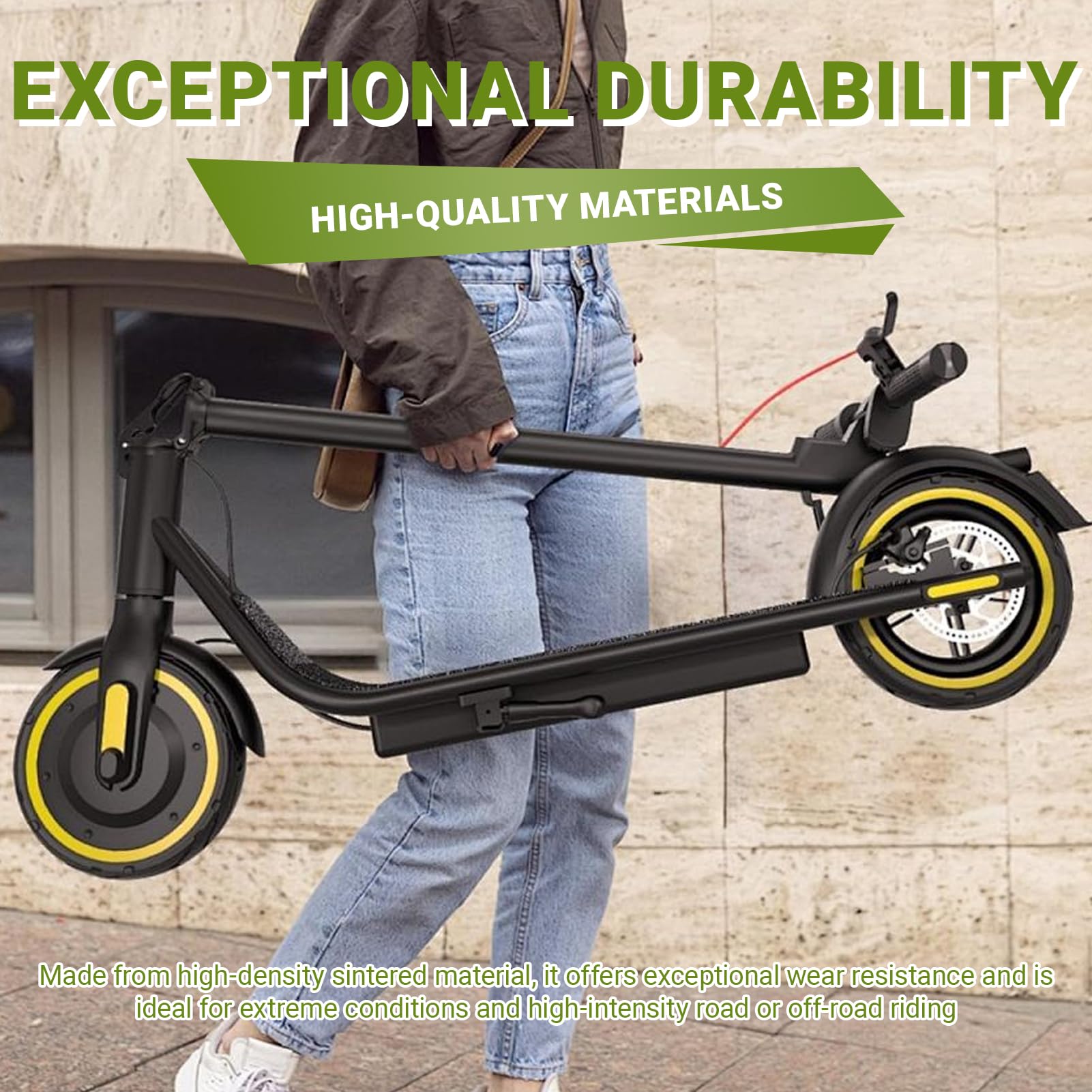 4 Pary Klocków Hamulcowych do Hulajnogi Elektrycznej, Półmetaliczne Klocki do Hamulca Tarczowego, Kompatybilne z SoFlow SO4 Pro Gen2, KUGOO M4, M4 Pro i Xiaomi Scooter, 8 Sztuk