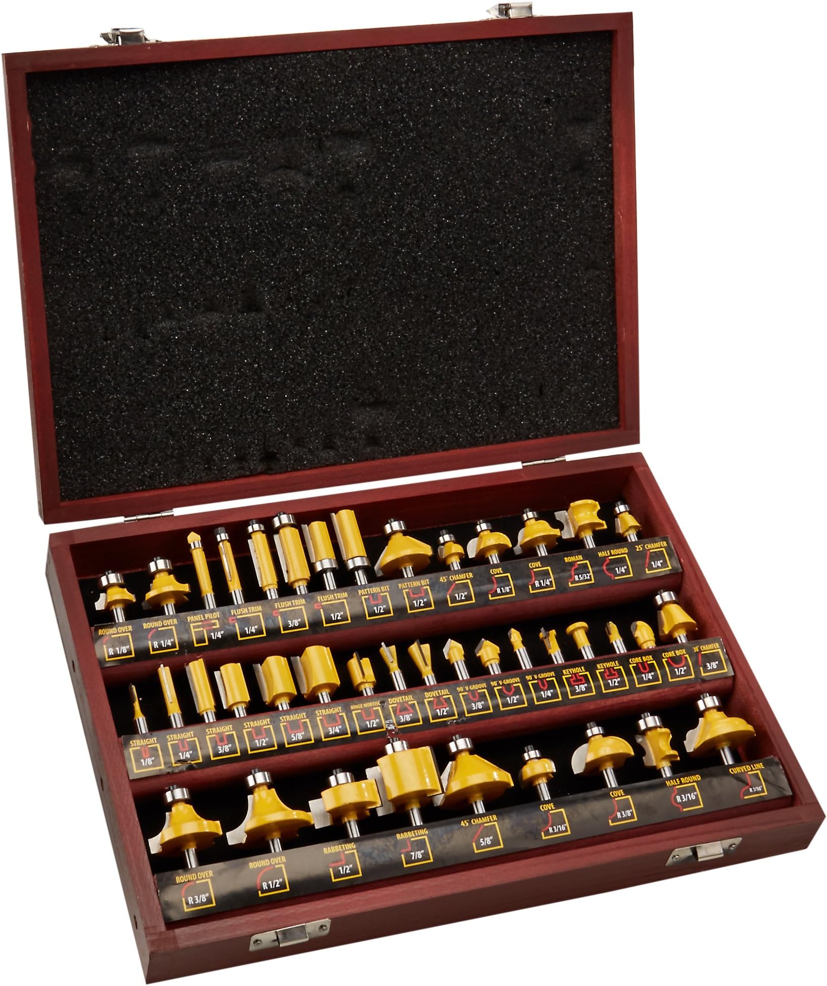 Buffalo ToolsRBSET40 Router Bit Set 40 Piece