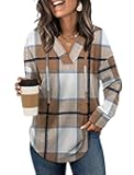 Hoodies for Women Trendy Fall Fashion 2025 V Neck Oversized Sweatshirt Plus Size Tops Clothes