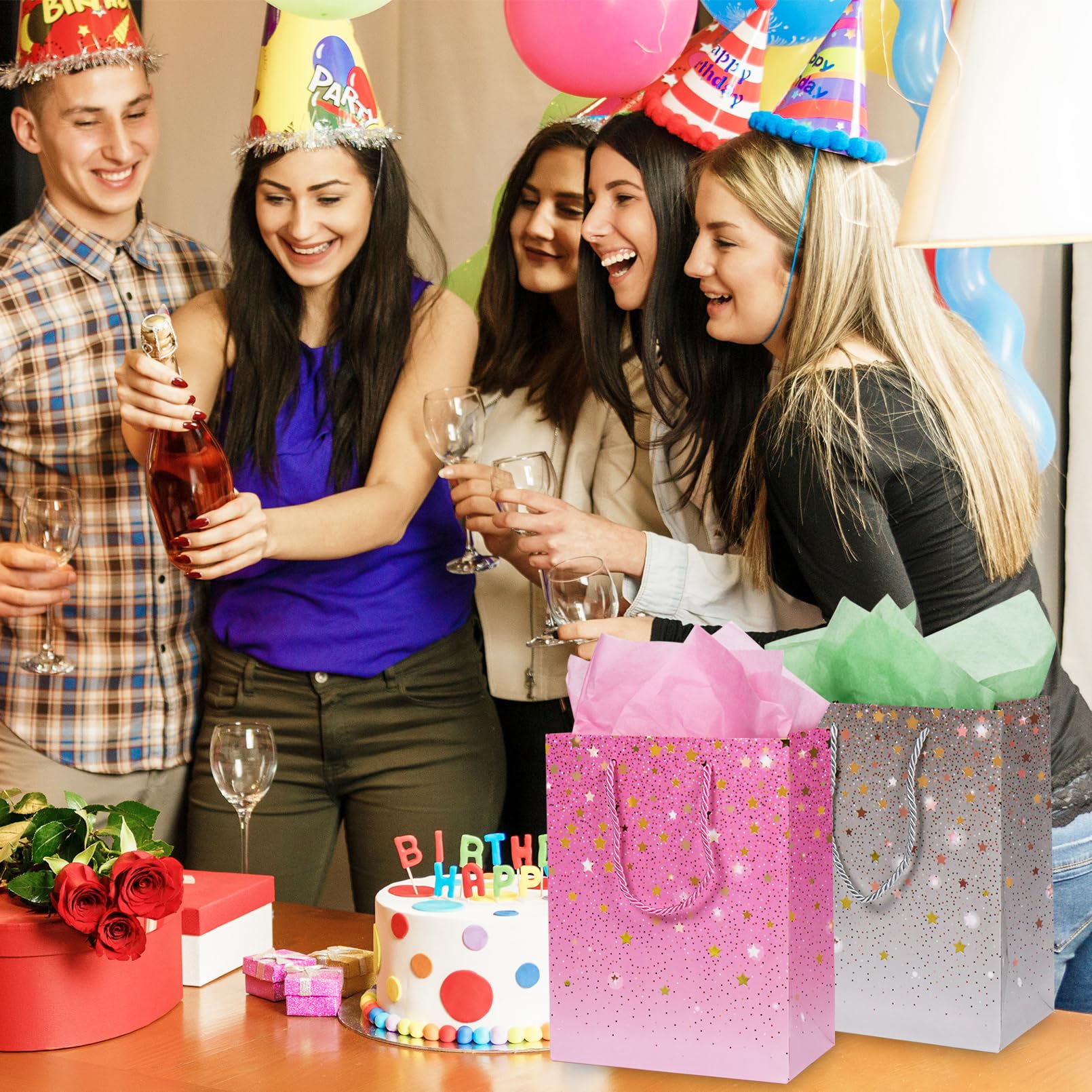 Bulk Organza Bags 50-Pack White Organza Favor Bags With Drawstring - 6x14.5 Inch Sheer Gift Bags For Weddings & Parties Drawstring Favor Bags - View #10