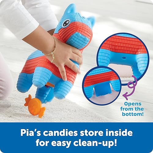Miniatura 4 de Learning Resources Pia The Fill & Spill Piñata - Juguetes sensoriales Montessori para niños pequeños, actividades preescolares, manipuladores de