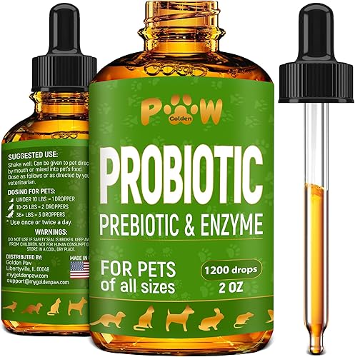 Miniatura 1 de Probiótico para perros con enzimas digestivas naturales. Prebióticos + Enzimas Digestivas para perros + Calabaza. 120 porciones. Alivio de diarrea y
