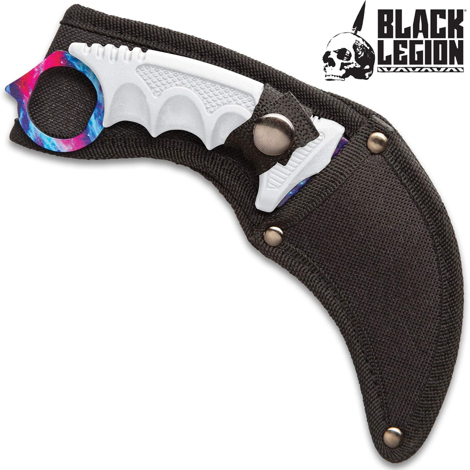 BLACK LEGION Triple Knife Set (White Galaxy)
