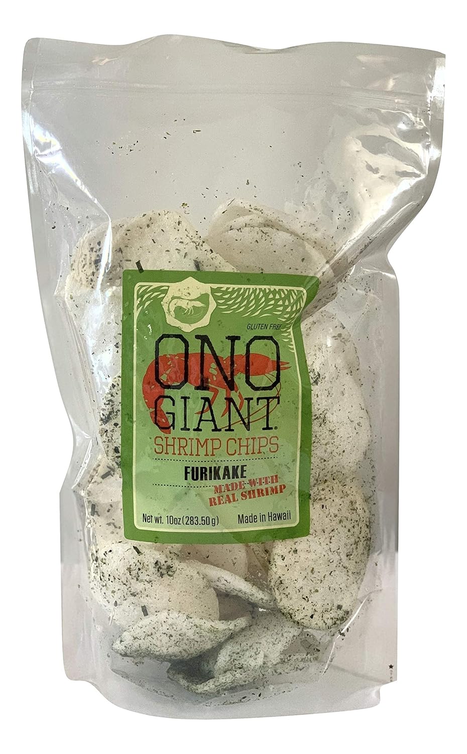 Gourmet Ono Giant Shrimp Chips with Furikake XL