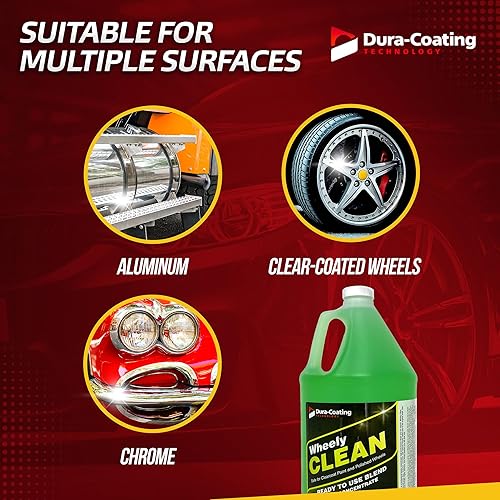 Miniatura 18 de DURA-COATING TECHNOLOGY Wheely Clean - Spray limpiador de ruedas profesional - Limpiador de neumáticos y limpiador de llantas listo para usar