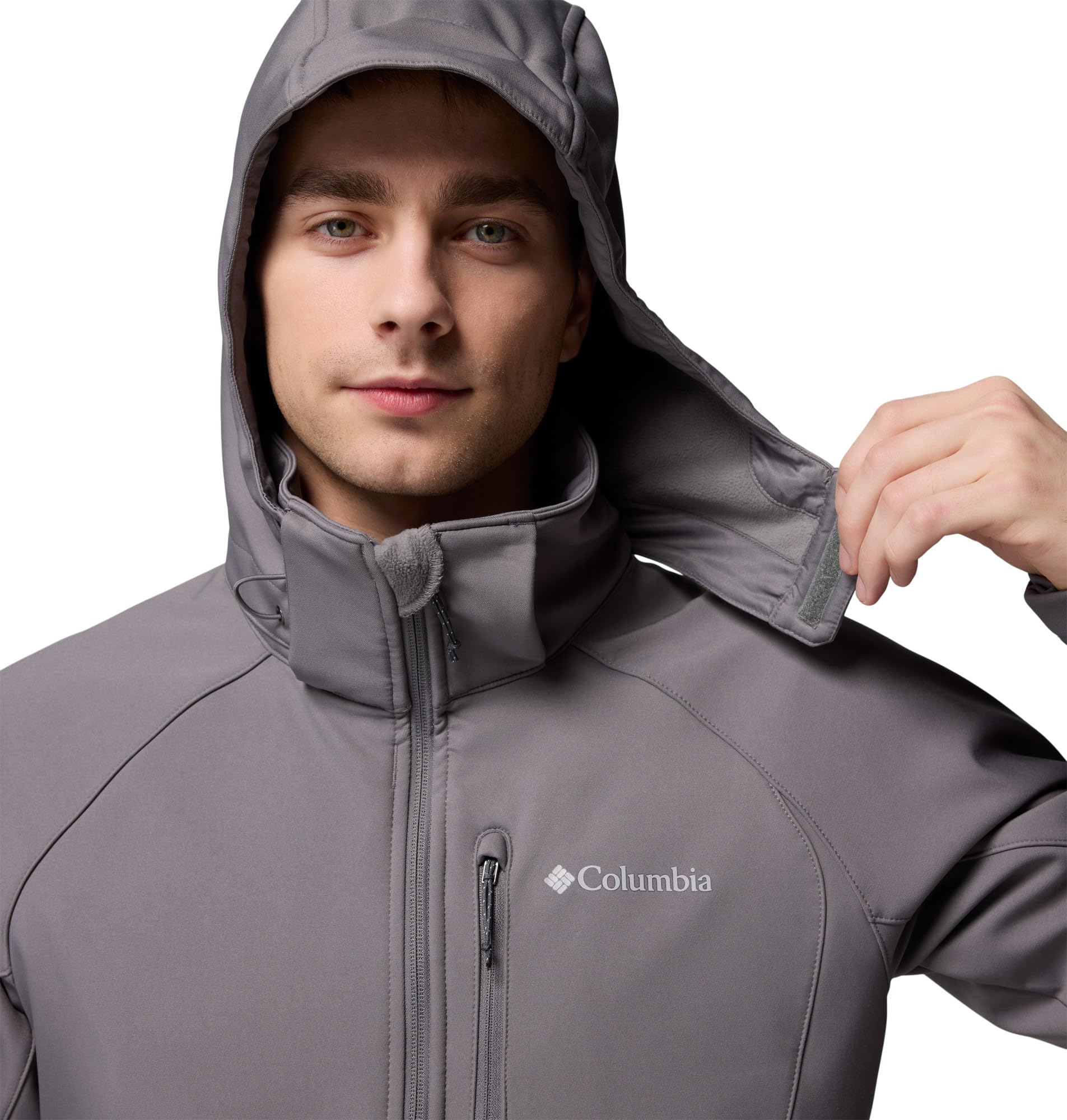 Columbia Męska kurtka softshell Cascade Ridge 3, kolor szary, rozmiar XXL