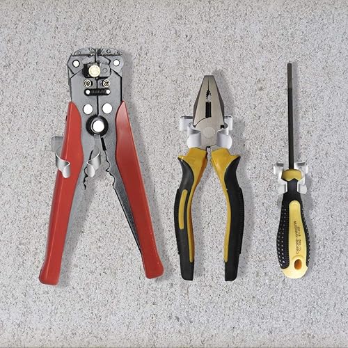 Miniatura 10 de 3-H Paquete de 16 abrazaderas de resorte, clips de rizo de resorte, clips de escoba y trapeador para colgar cocina, hogar, jardín, organización de