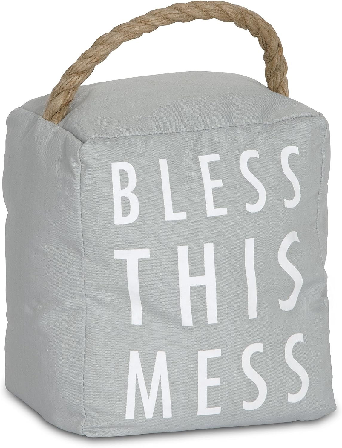 Pavilion Gift Company 72194 Bless This Mess Door Stopper, 5 x 6