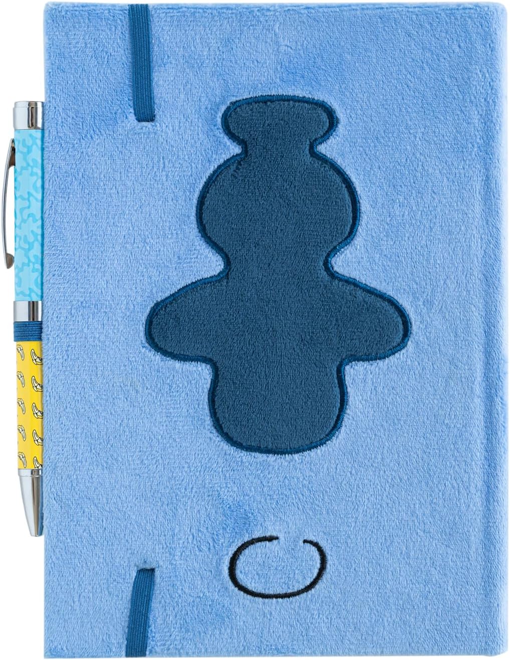 Grupo Erik Disney Stitch A5 Notebook Plush Cover with Projector Pen | Dotted Notebook A5 | Stitch Gifts | Notebooks A5 | Notepads A5 | A5 Notepad | Sketchbook A5 | Dotted Journal