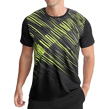 Mens Athletic T-Shirt Performance Gym Shirt Quick Dry Running Workout Tops
