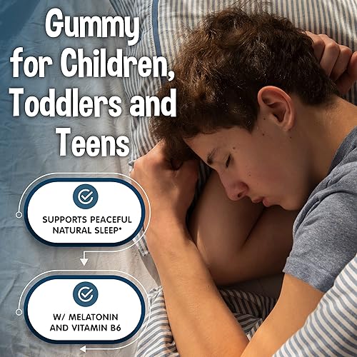 Miniatura 4 de Gomitas de melatonina para dormir para niños, de disolución rápida, te ayudan a conciliar el sueño más rápido y a permanecer dormido más tiempo,