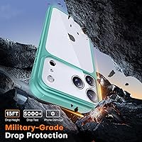 Vista 259 de TAURI Funda magnética 2 en 1 transparente para iPhone 14 Pro, compatible con Magsafe [no amarillenta] con protector de pantalla, protección de grado