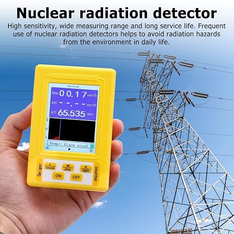 BuyWeek BR-9C ハンドヘルド核放射線検出器 50MHz-5GHz 高感度電磁放射線検出器 フル機能テスター