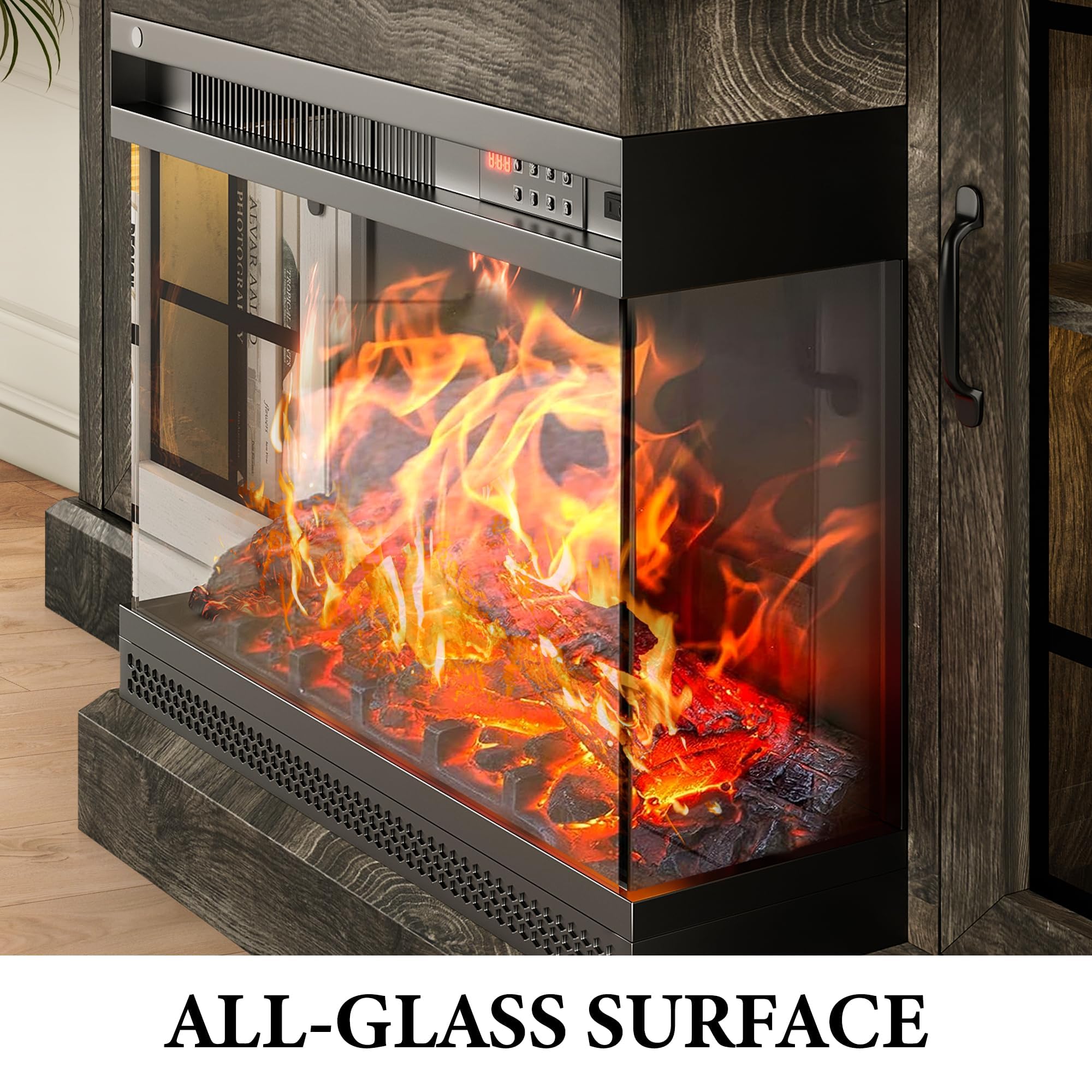 Amazon.com: MXV 59'' Fireplace TV Stand, Farmhouse Entertainment