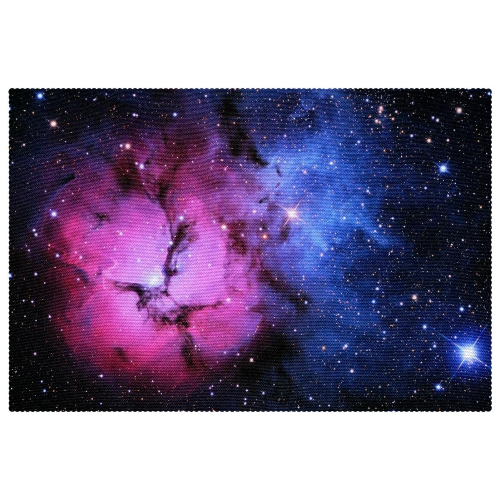 Sets de table 30x45 cm Space Sky antidérapants et résistants à la chaleur | Lot de 6