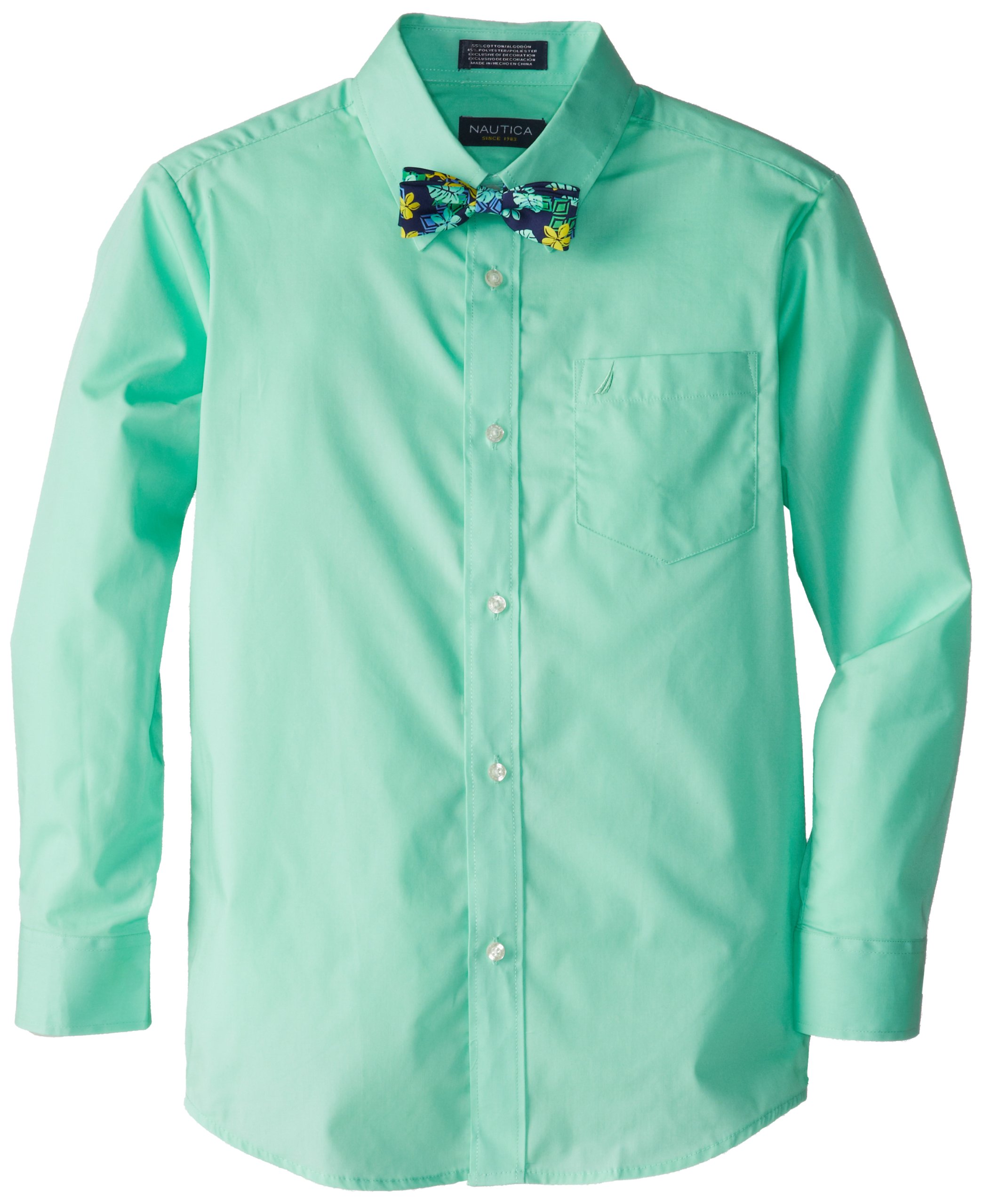 Nautica Dress Up Boys' Packaged Shirt Sets with Bow Tie