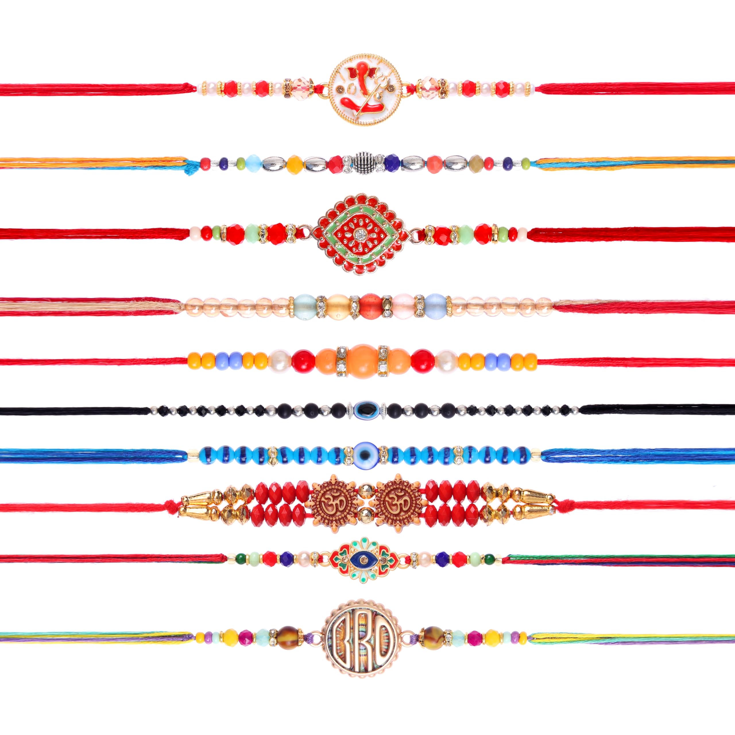 Fashion Frill Mens Rakshabandhan Rakhi For Brother Set Combo Of 10 (Rk129) (B0CCVTTN9Z) Amazon Price History, Amazon Price Tracker