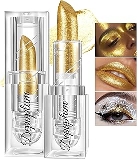 Depuplum Barra de labios dorada para Hallowee...