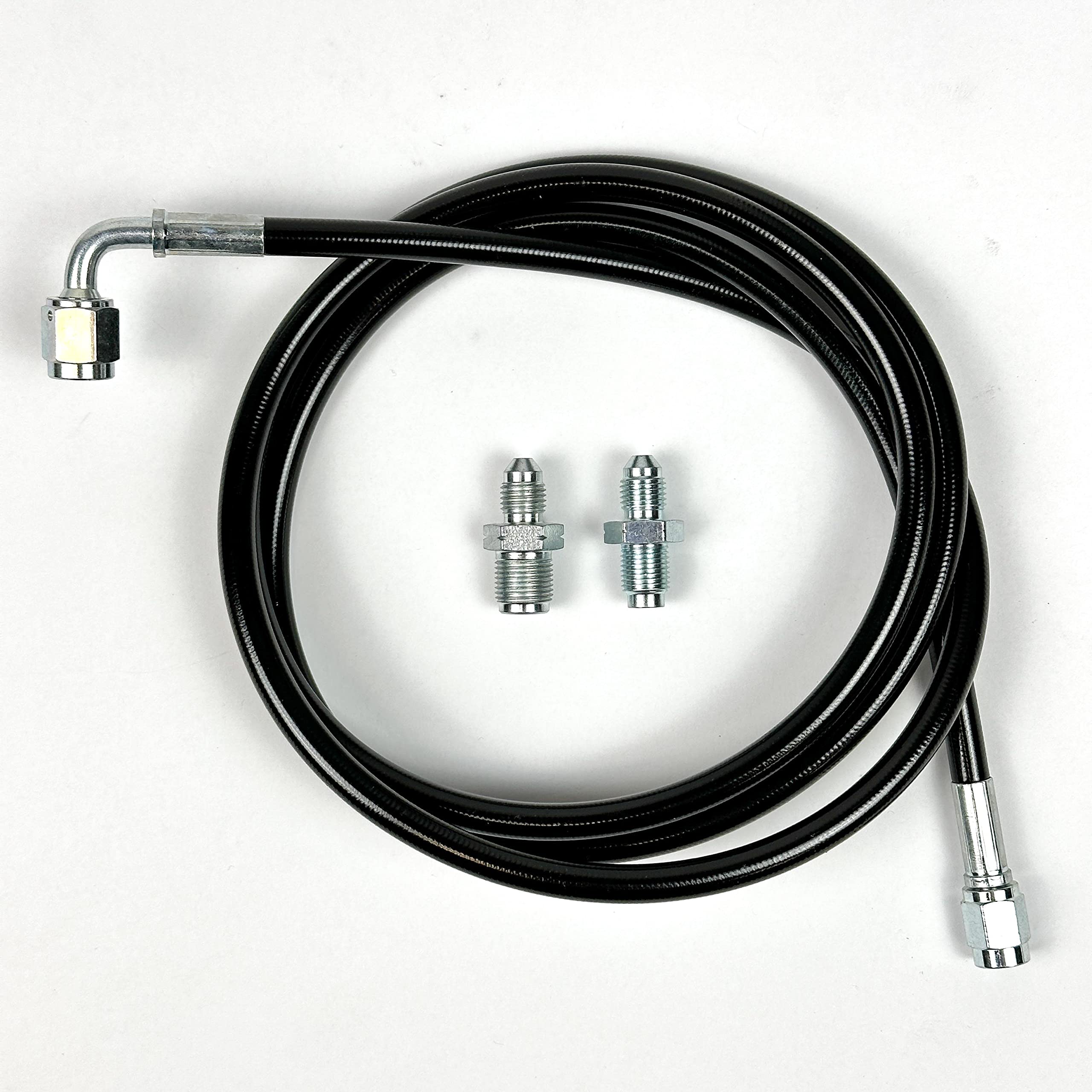 Valex Racing Stainless Steel Clutch Line Compatible with Honda Accord 1990-1997 (Black)