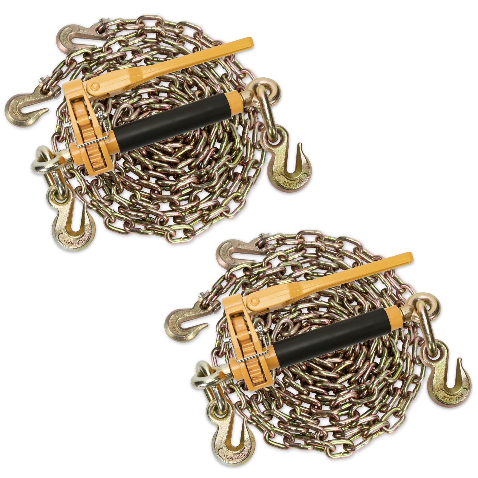 Folding Ratchet Load Binders - Heavy Duty Trailer Tie-Downs -11