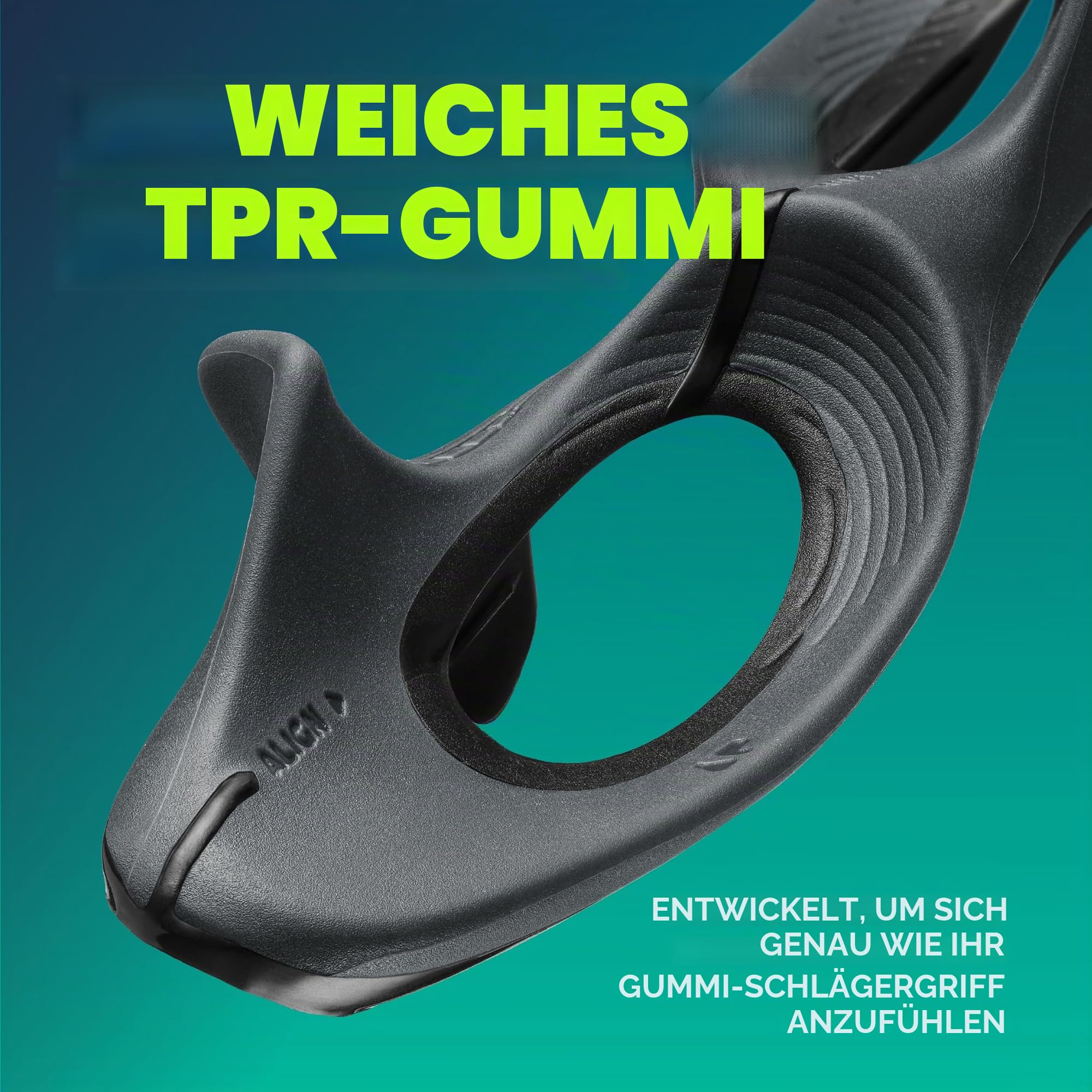 GOLF-GRIP Golf Grip Trainer für Links- & Rechtshänder Golfer - Aufsteckbare Golf-Trainingshilfe für die richtige Handposition & Schwungtechnik - Schlagen Sie gerader, längere Schläge & Fix Slices oder