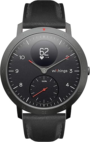 Miniatura 6 de Withings Steel HR Sport - Reloj inteligente híbrido multideporte, GPS conectado, frecuencia cardíaca, nivel de acondicionamiento físico mediante VO2