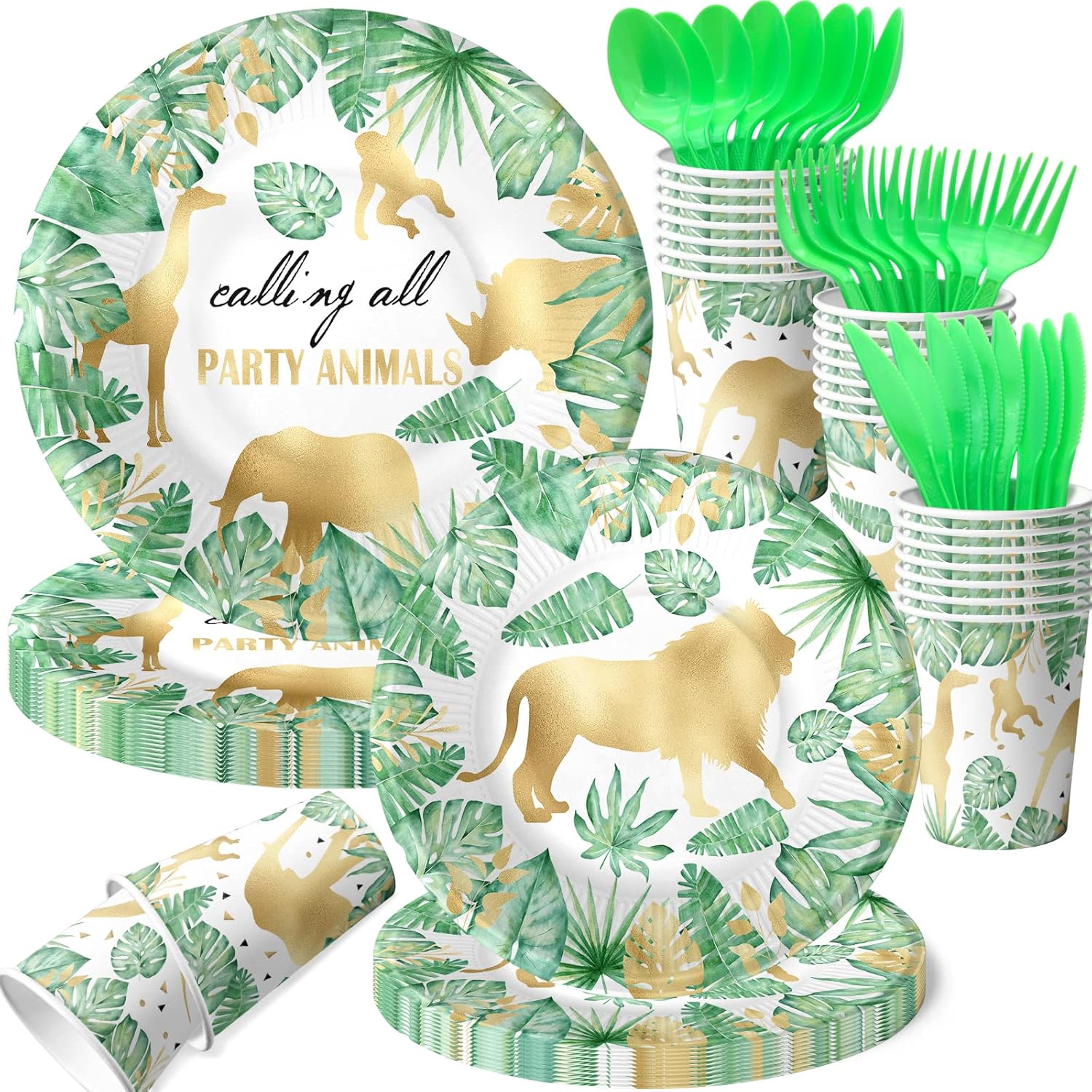 Gold Safari Party Favors Gold Safari Themed Birthday Party