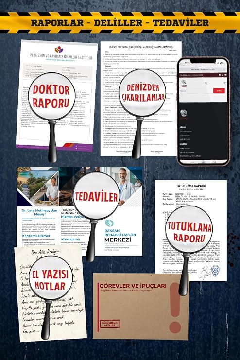Çözülmemiş Davalar Dedektiflik Suç Çözümleme Oyunu Rehabilitasyon Merkezi Dosyası - Gizem Bulmaca Cinayet Çözme Kutu Oyunları - Katil Bulma Dedektif Oyunu - Cinayeti Çözebilir Misin? (Dava-9)