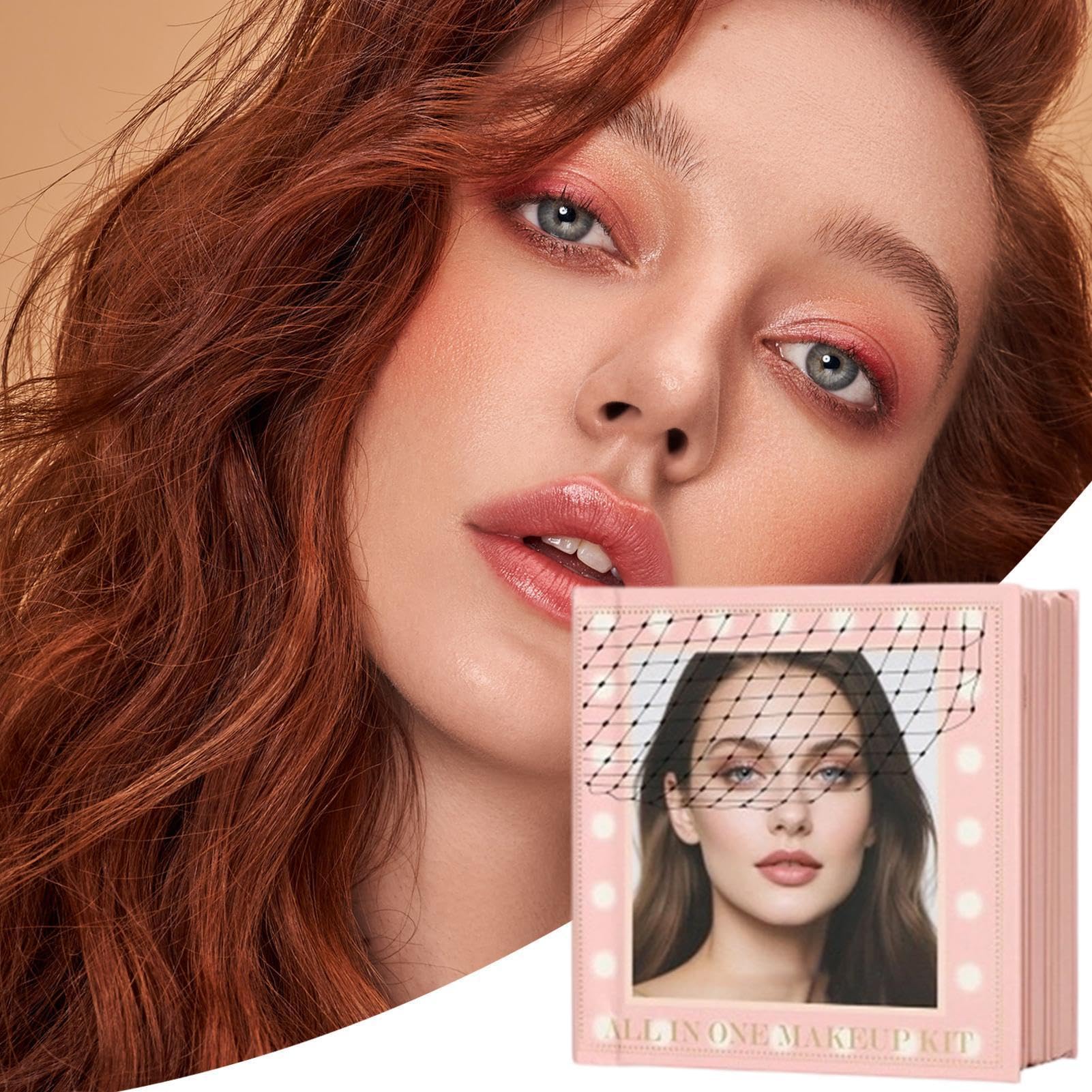 Di Ombretti Vivaci E Colorati Kit 8 Pagine Illuminante Blush Contour Gloss | Palette Trucco Viso Ombretti Per Donne Moglie Mamma Amiche Ufficio Viaggio All'Aperto Compleanno Natale