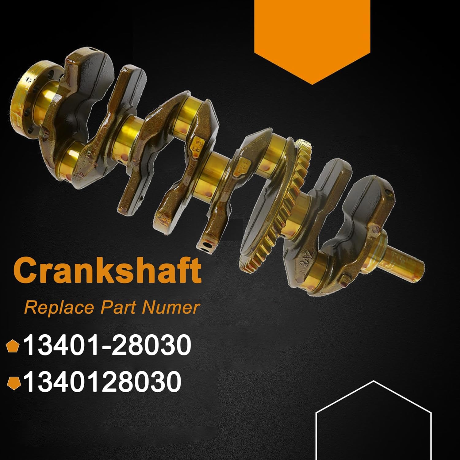 2AZ-FE 2.4 Engine Rebuild Kit & Crankshaft Rods Bearings Pistons Ring Head Gasket Set Fit for Toyota Camry Highlander RAV4 Solara Corolla Matrix for Scion tC xB 2.4L 2AZFE 13201-29685-A0 13401-28030