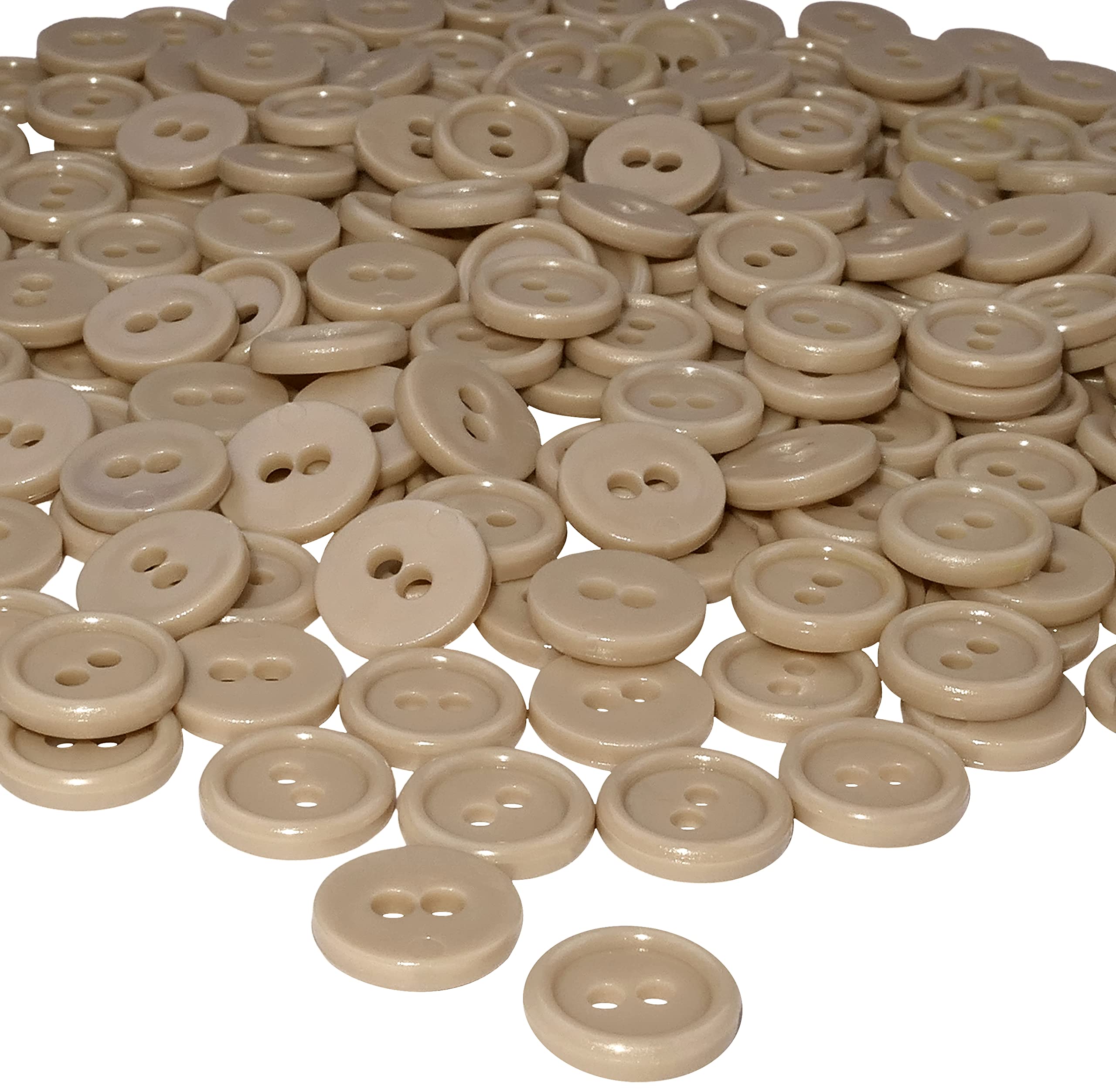 Boutons Plastique Jaune Canard AERZETIX - Lot De 100 Pièces Ø11.5mm Pour Couture