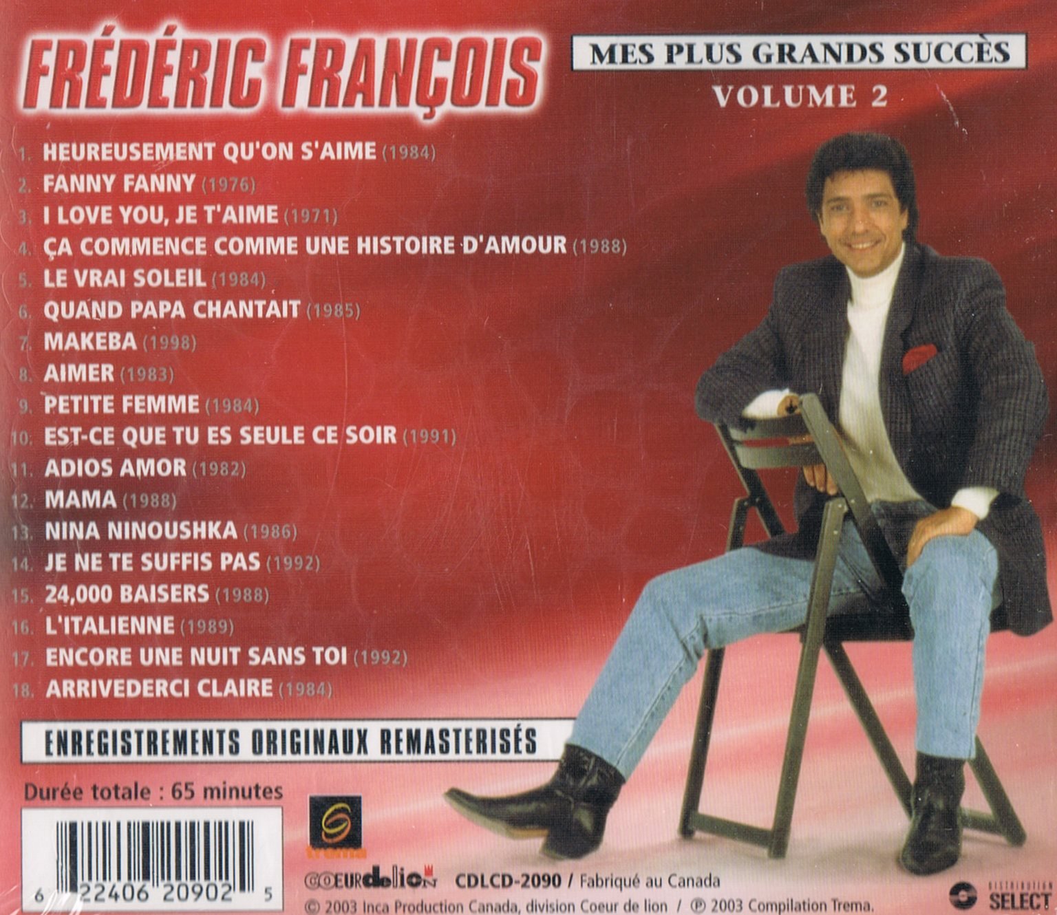 V2 1982-1992: Mes Plus Grands [Audio CD]