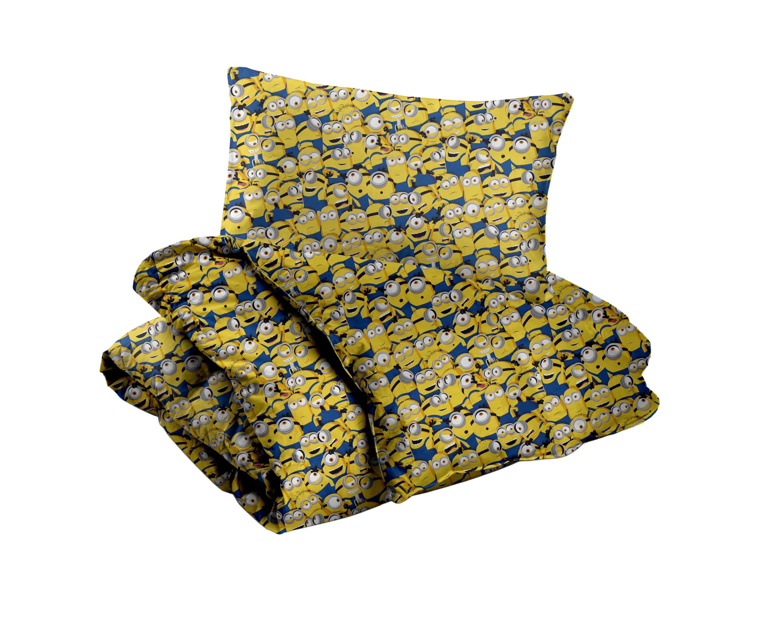 Copripiumino Singolo Minions | Cotone 100% Ufficiale Con Federa