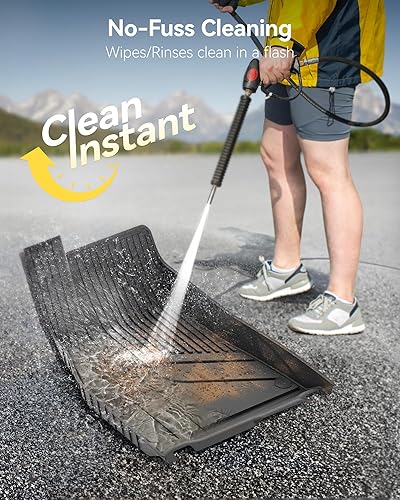 Miniatura 4 de 3W Alfombrillas y forro de carga para Tesla Model S 2021-2024 2025 para todo tipo de clima, revestimiento de suelo de elastómero termoplástico,