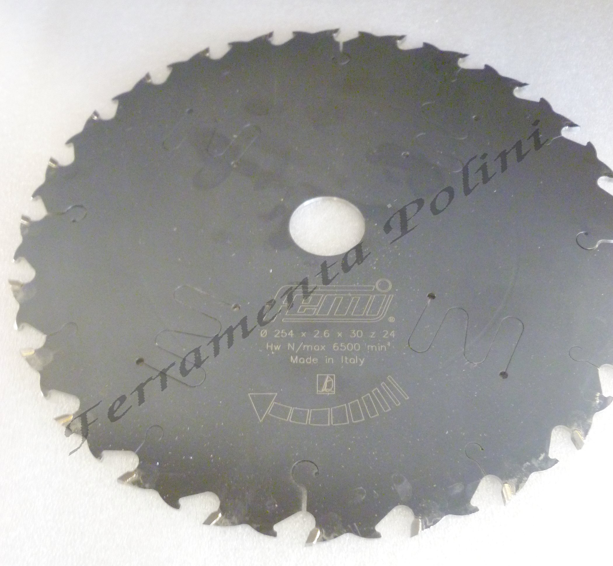 Femi Lama Di Ricambio Sega Circolare per legno e Materie Plastiche 254x30 mm - Numero Di Denti Z: 24 -Modello 3278539