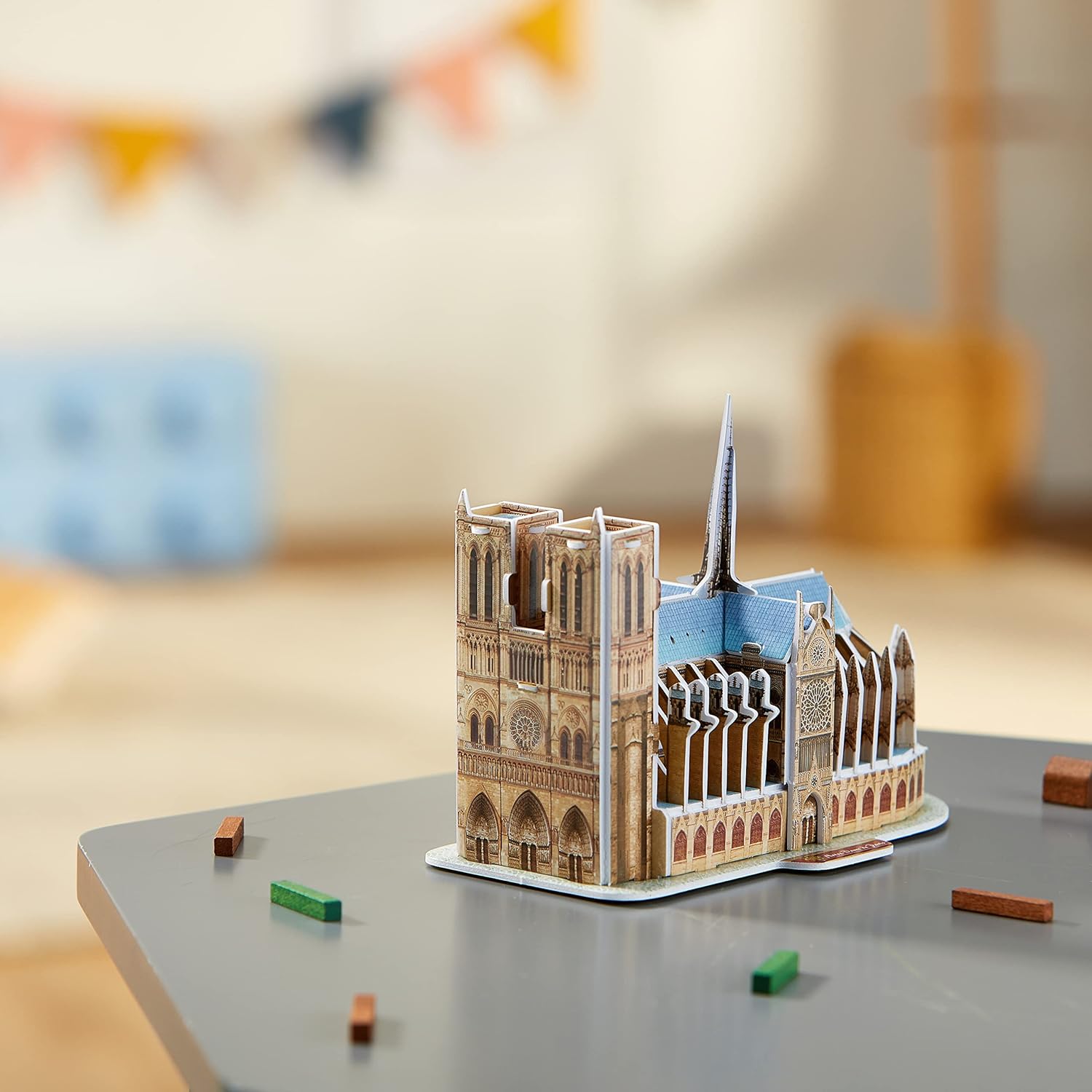 Revell 3D Puzzle 00121 Notre-Dame Cathedral Discover The World in 3D, Craft Fun for Young and Old, Coloured