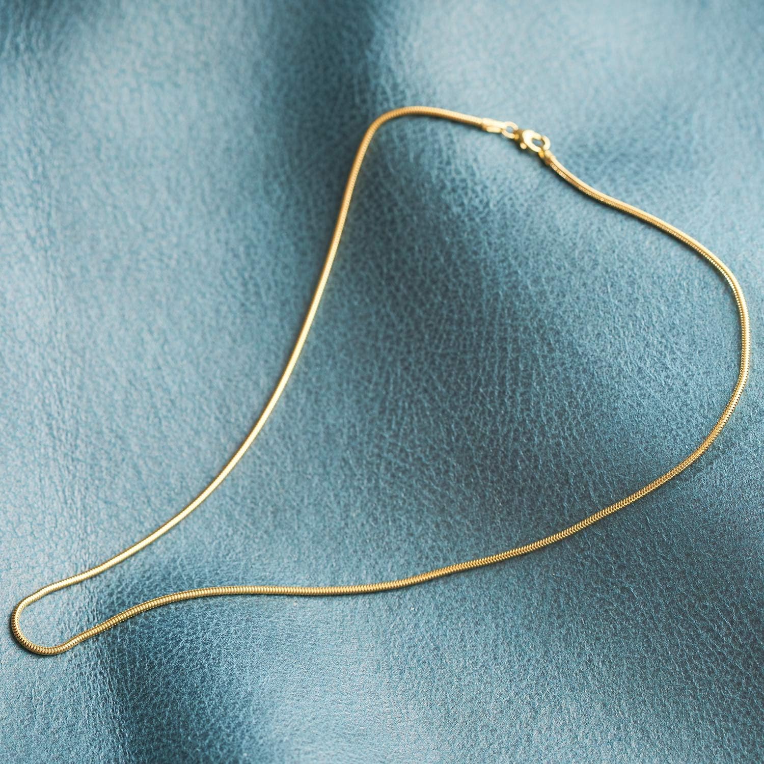 8 Karat 333 Gold Schlangenkette Damen Echtgold 0.9-2.4 mm - Länge wählbar