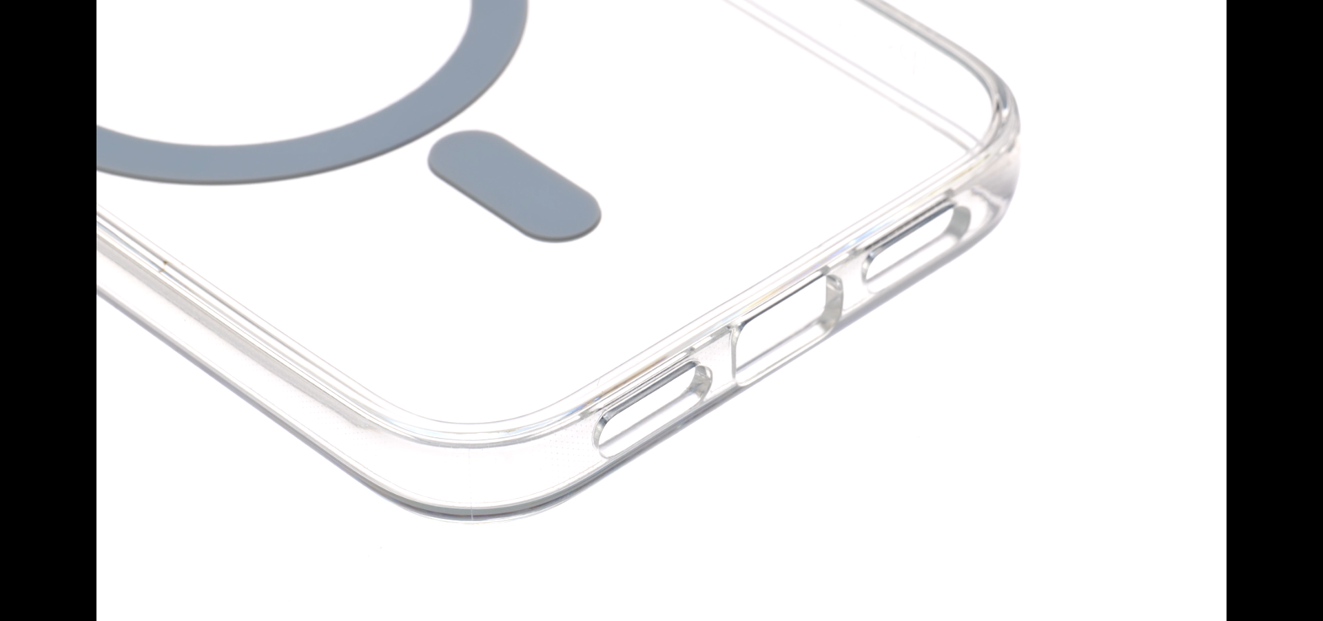 CANSHN Cover Compatibile con iPhone 12 Pro Max, Custodia Trasparente per Assorbimento Degli Urti con Paraurti in TPU Morbido [Protettiva Sottile] per iPhone 12 Pro Max da 6.7 Pollici - Trasparente
