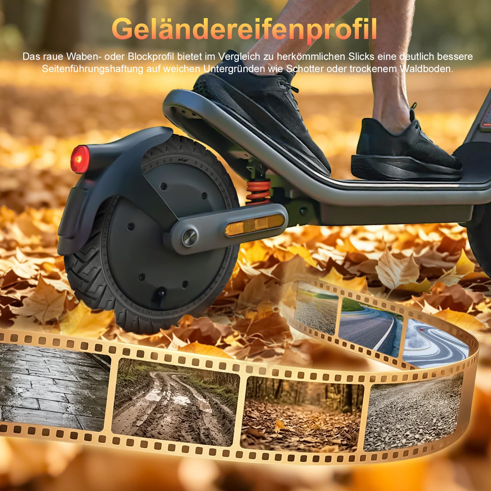 60/90-8 Vollreifen für Xiaomi 5 Plus, für Xiaomi 6 Elektroroller, 12-Zoll Ersatzreifen mit 45-mm-Schlitz, 12,5 x 2,5 Vollgummireifen Anti-Rutsch, Pannensicher (Schwarz 1 Stück)