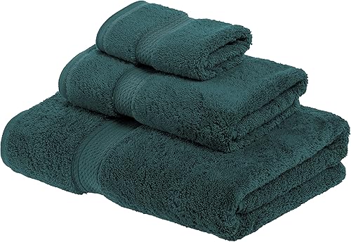 Vista 134 de SUPERIOR - Juego de toallas de algodón egipcio de 28.22 oz/m², incluye 2 toallas de baño, 2 toallas de mano, 2 toallas para la cara, artículos