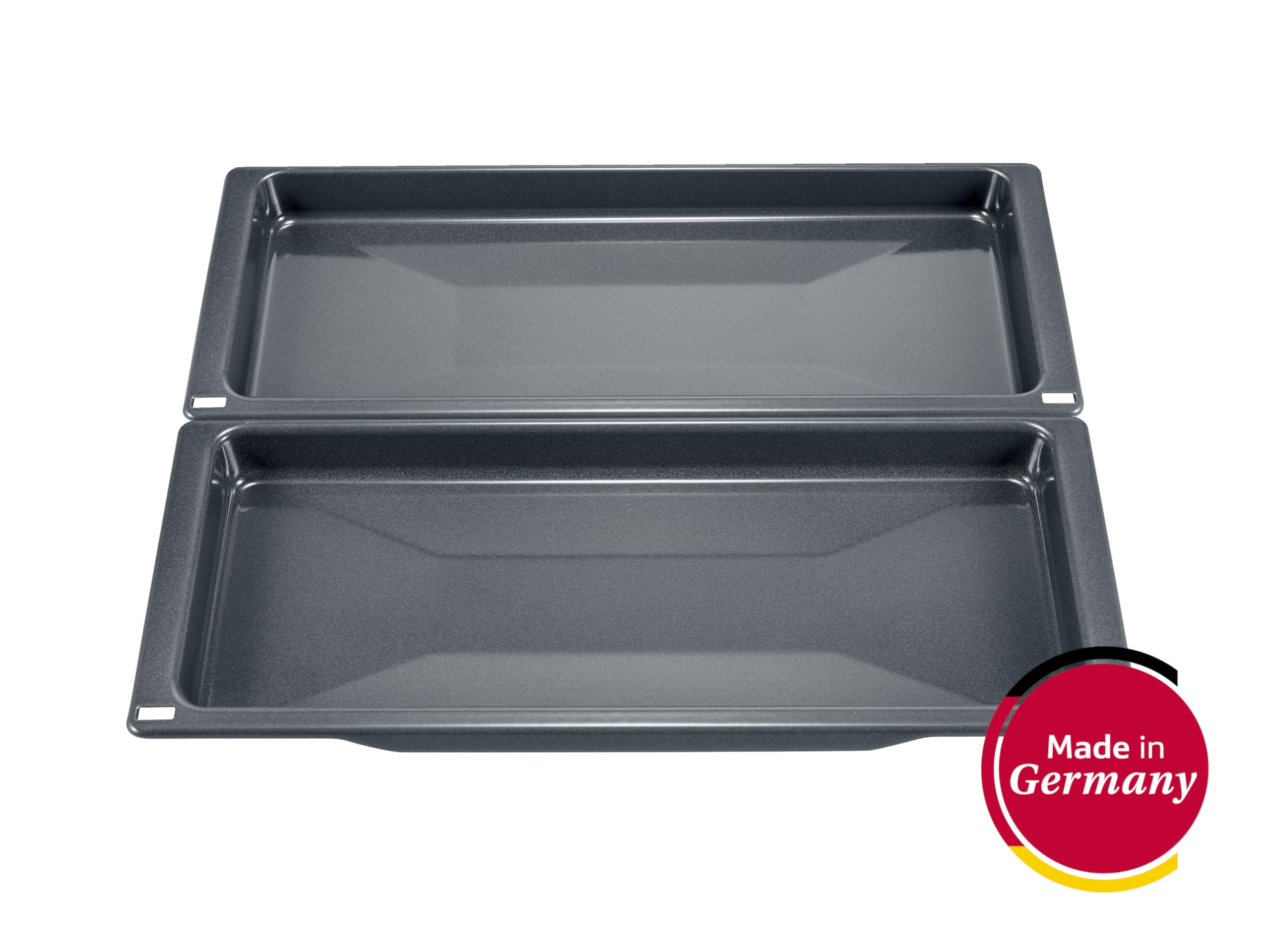 NEFF Z1650BE0 schmale Universalpfanne, 39 x 455 x 188 mm, Made in Germany, spülmaschinengeeignet, Stahl emailliert