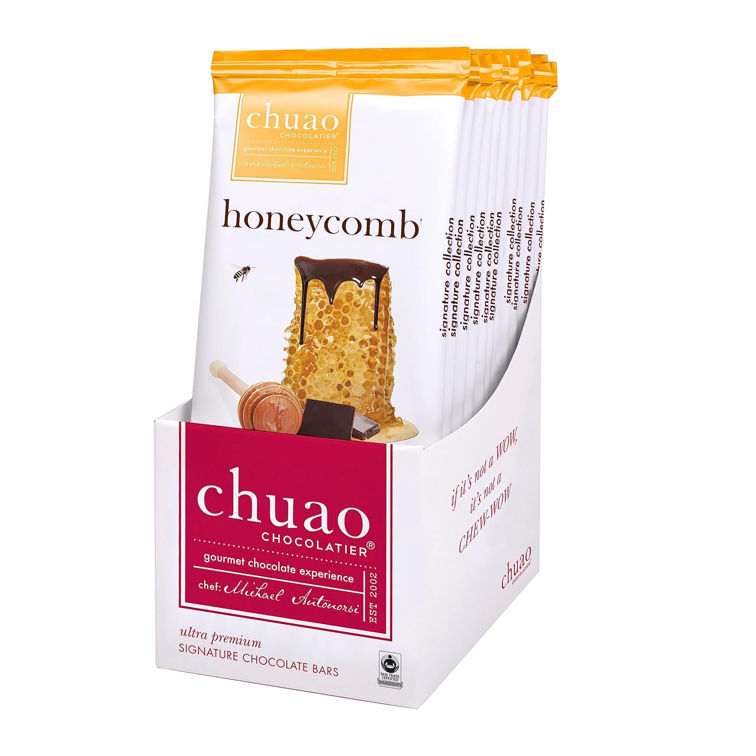 Chuao Chocolatier Potato Chip Milk Chocolate Bars | Gourmet No Preservatives | For Gift Baskets, Christmas, Birthday, Thank You, Care Package | 12 Ct
