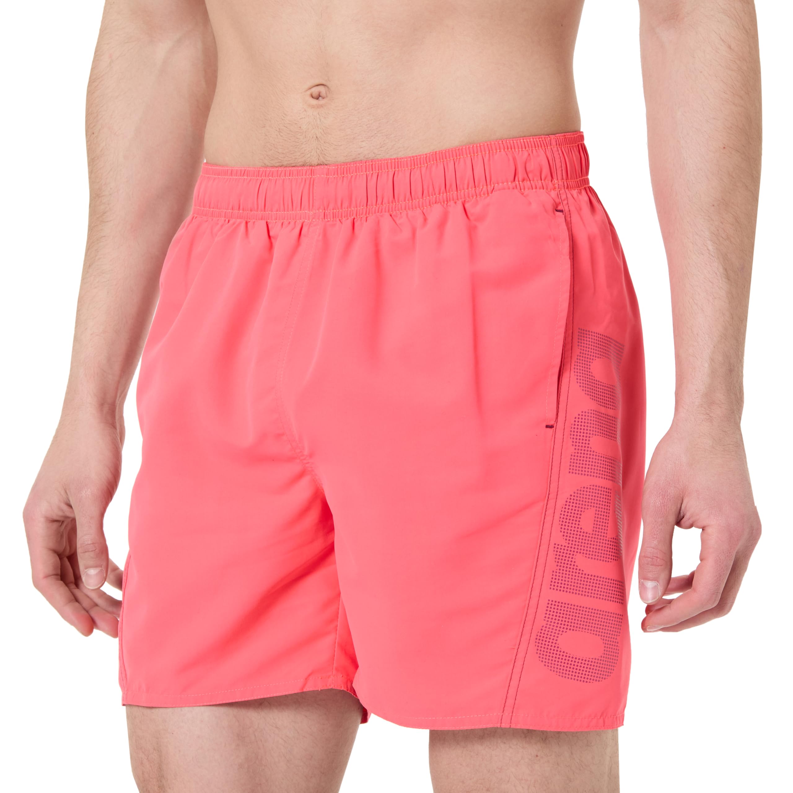 Arena Męskie bokserki z logo Basic R Board Shorts, Calypso Koralowo-ciemnofioletowy, M